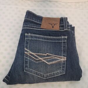 Wrangler Women's Dark Blue Straight Leg Jeans